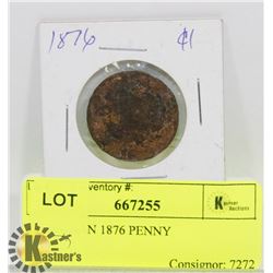 CANADIAN 1876 PENNY