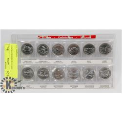 1992 CANADIAN QUARTER COIN SET