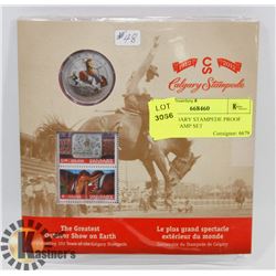 2012 CALGARY STAMPEDE PROOF COIN & STAMP SET