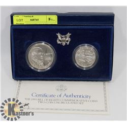 1993 BILL OF RIGHTS COMMEMORATIVE SILVER COINS