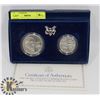 Image 1 : 1993 BILL OF RIGHTS COMMEMORATIVE SILVER COINS