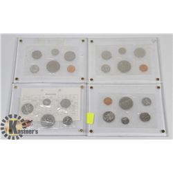 1968, 1969, 1970 & 1980 CANADIAN UNCIRCULATED SETS