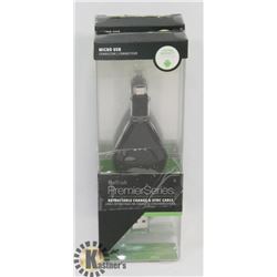 PAIR OF RETRACTABLE CHARGE AND SYNC CABLES