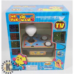 NEW MS. PAC-MAN PLUG N PLAY TV VIDEO GAME SYSTEM
