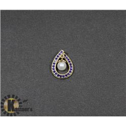 #147-GENUINE BLUE SAPPHIRE PENDANT