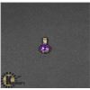 Image 1 : #110-GENUINE AMETHYST & CZ PENDANT