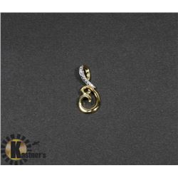 #90- DIAMOND ACCENT PENDANT