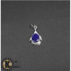 # 40-BLUE SAPPHIRE PENDANT