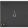 Image 1 : #154-GENUINE SKY BLUE TOPAZ & CZ PENDANT
