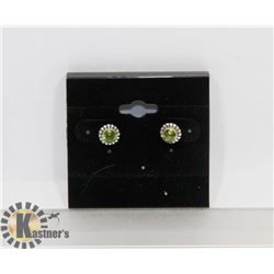# 22-GREEN CUBIC ZIRCONIA STUD EARRINGS