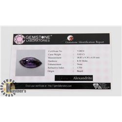 #188- ALEXANDRITE GEMSTONE 11.85CT