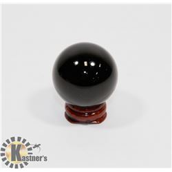 #260- NATURAL BLACK OBSIDIAN HEALING STONE