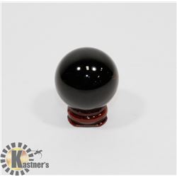 #262- NATURAL BLACK OBSIDIAN HEALING STONE