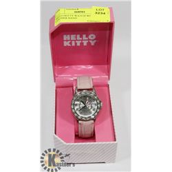 HELLO KITTY WATCH WITH LEATHER BAND
