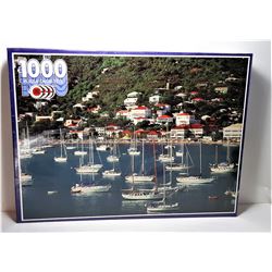 3)  FACTORY SEALED 1000 PCE PUZZLE OF