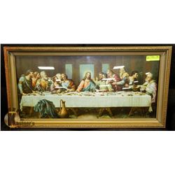 THE LAST SUPPER FRAMED 33 X 17