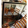 Image 1 : LARGE FRAMED MIRROR.