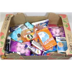 FLAT OF ASSORTED DRUG STORE CLOSURE PRODUCT