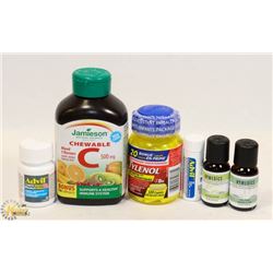 BAG OF PAIN MEDICATION, SUPPLEMENTS, AND MORE