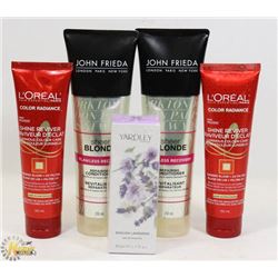 BAG OF HAIR PRODUCT AND MORE