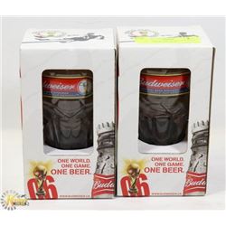 NEW PAIR OF 2006 SOCCER WORLD CUP BUDWEISER BEER