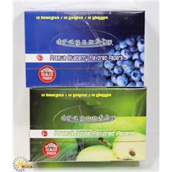 TWO BOXES OF FLAVOURED ROLLING PAPERS