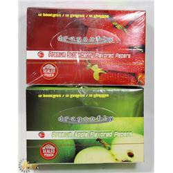 TWO BOXES OF FLAVOURED ROLLING PAPERS