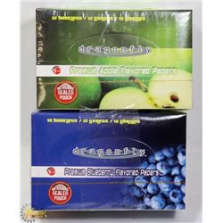 TWO BOXES OF FLAVOURED ROLLING PAPERS