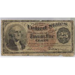 1963 US 25 CENT NOTE