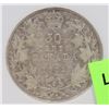 Image 1 : 1912 CANADIAN 50 CENT COIN, GRADED VF-20.