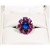 Image 1 : VINTAGE GEMSTONE RING SIZE 6.