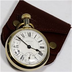 WESTCLOX POCKET WATCH WITH CASE,