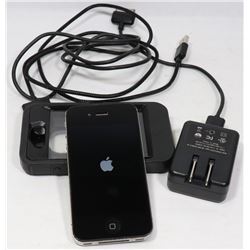 IPHONE 4 WITH CHARGE CABLE- FACTORY RESET,