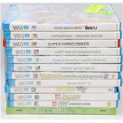 BUNDLE OF 12 WII GAMES INCL. SUPER MARIO