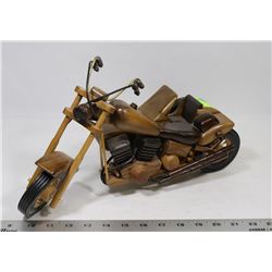 VINTAGE HAND MADE WOODEN BIKE MODEL 16" LONG