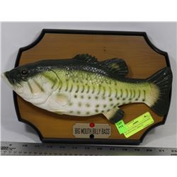 BIG MOUTH BILLY BATH SINGING MOVING WALL DISPLAY