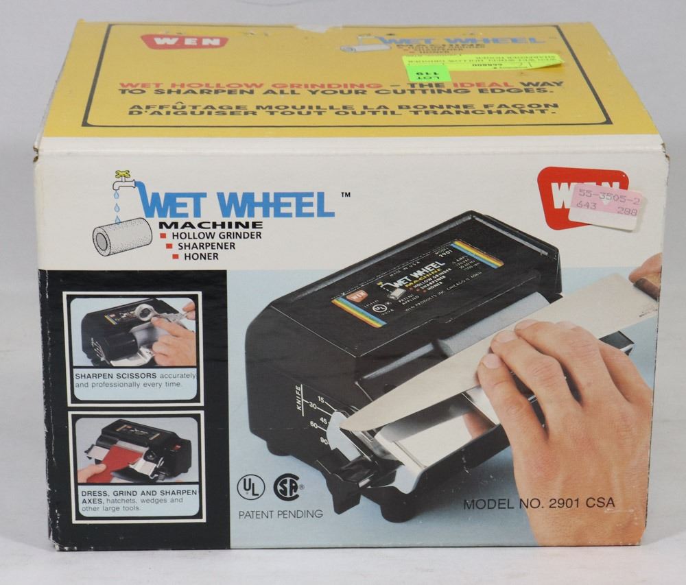 WEN WET WHEEL HOLLOW GRINDER SHARPENER HONER