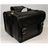 Image 1 : NEW PAIR LEATHER MOTORCYCLE SADDLEBAGS