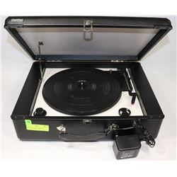 WORKING JENSEN PORTABLE RECORD PLAYER WITH