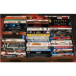 FLAT OF ASSORTED DVD's