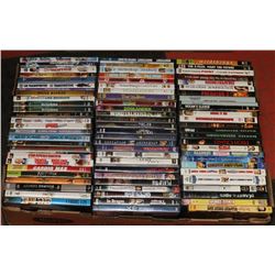 FLAT OF ASSORTED DVD's