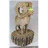 Image 1 : WOODEN GOAT SCULPTURE.