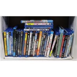 BOX OF 30 BLUE RAY MOVIES