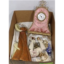 BOX W/FAMILY FIGURINE (16"-TALL),
