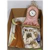 Image 1 : BOX W/FAMILY FIGURINE (16"-TALL),