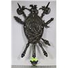 Image 1 : VINTAGE DECORATIVE SHIELD / SWORDS WALL DISPLAY