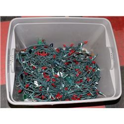 GREY BIN WITH OVER 60 FEET OF LED