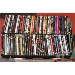 LARGE FLAT W/73 DVD MOVIES - ELECTRONICS