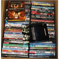 BOX OF APPROX 120 PLUS DVDS