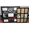 Image 1 : PAIR OF MULTI PICTURE FRAMES.